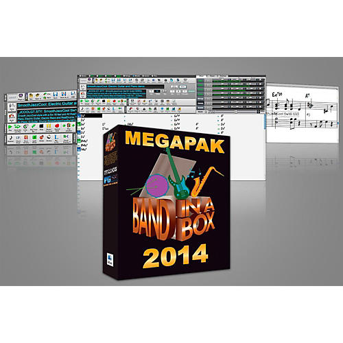 Band-in-a-Box Pro 2014 MAC MegaPAK (Mac-DVD)