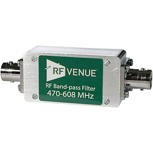 RF Venue Band-pass Filter 470-608 MHz Metal