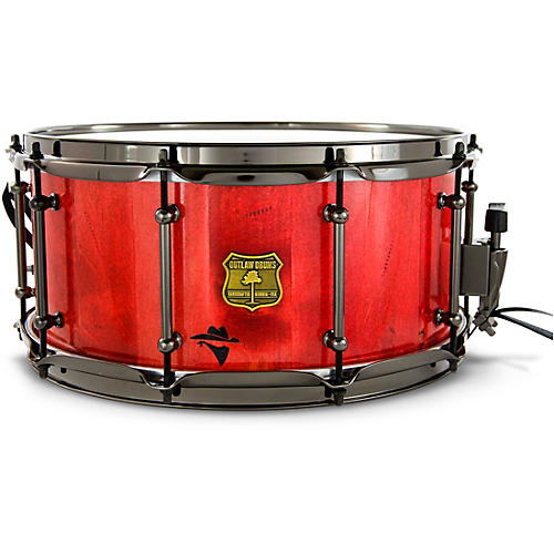 Bandit Series Snare Drum With Black Hardware