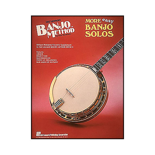 Hal Leonard Banjo Method More Easy Banjo Solos