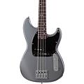 Schecter Guitar Research Banshee 4-String Short Scale Electric Bass Guitar Carbon Gray Black PickguardCarbon Gray Black Pickguard