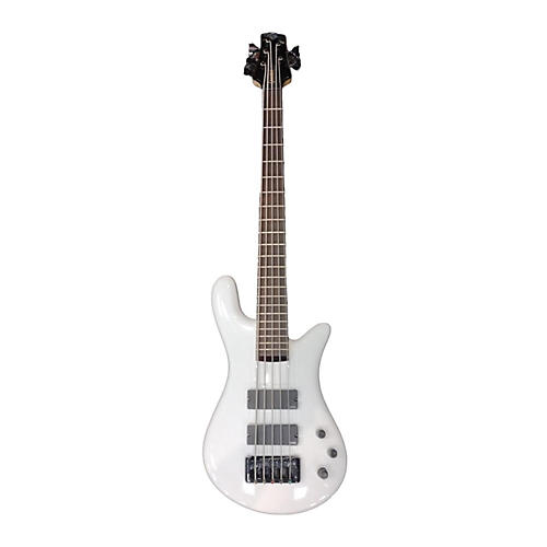 Spector Bantam 5 Electric Bass Guitar White