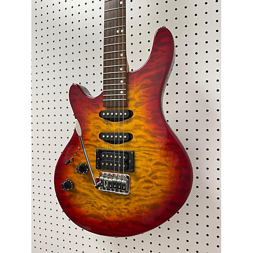 Washburn Bantam BT4-Q LH Electric Guitar Cherry Sunburst Flame Maple