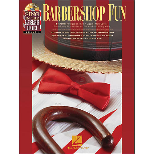 Hal Leonard Barbershop Fun - Sing In The Barbershop Quartet Series Vol. 1 Book/CD