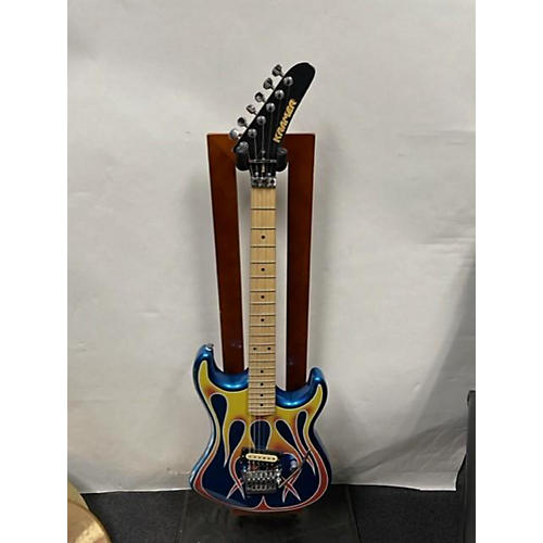 Kramer Baretta Solid Body Electric Guitar Blue