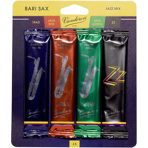 Vandoren Baritone Saxophone Jazz Reed Mix Strength 2.5
