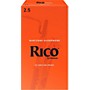 Rico Baritone Saxophone Reeds, Box of 25 Strength 2.5