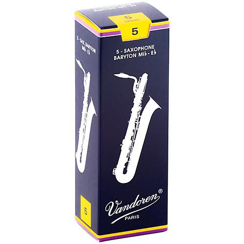 Vandoren Baritone Saxophone Reeds Strength 5 Box of 5