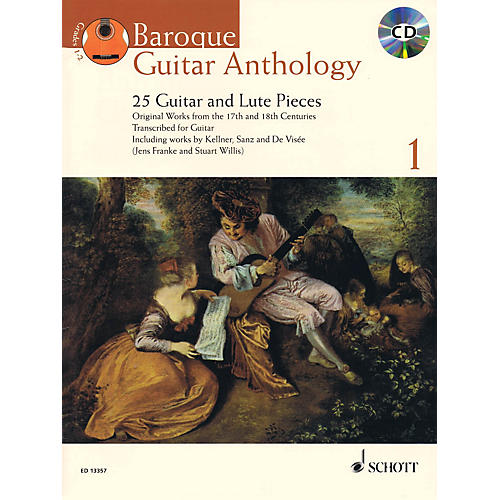 Baroque Guitar Anthology  - Volume 1 Schott Series Softcover with CD
