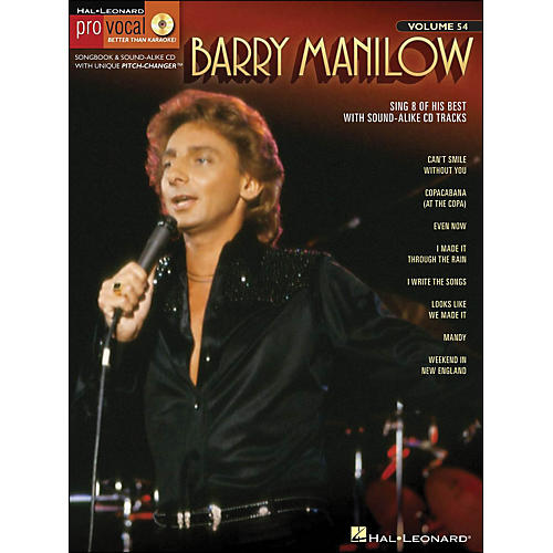 Barry Manilow - Pro Vocal Songbook & CD for Male Singers Volume 54