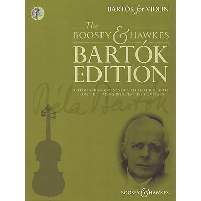 Boosey and Hawkes Bartók for Violin Boosey & Hawkes Chamber Music Series Softcover with CD