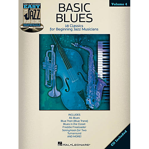 Hal Leonard Basic Blues - Easy Jazz Play-Along Vol. 4 Book/CD