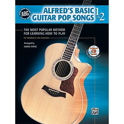 Alfred Basic Guitar Pop Songs 1 and 2 (Book/CD)
