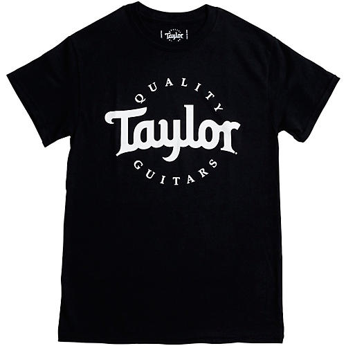 Taylor Basic Logo T-Shirt Medium Black