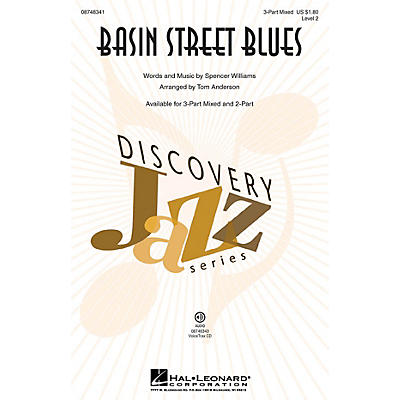 Hal Leonard Basin Street Blues 2-Part Arranged by Tom Anderson
