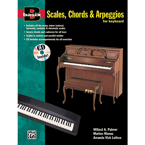 Alfred Basix Scales Chords & Arpeggios for Keyboard (Book/CD)