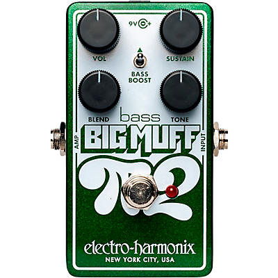 Electro-Harmonix Bass Big Muff Pi 2 Fuzz Pedal -