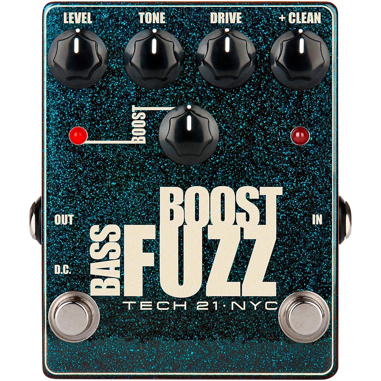Tech 21 Bass Boost Fuzz Metallic Effects Pedal Musician's Friend