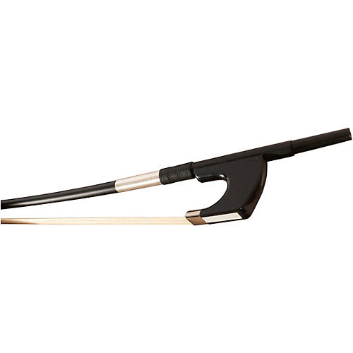Glasser Bass Bow Fiberglass Half-Lined Frog Nickel Wire Grip 1/2 German
