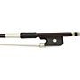 Glasser Bass Bow French Advanced Composite, Fully-Lined Ebony Frog, Nickel Wire Grip German 1/2 Size