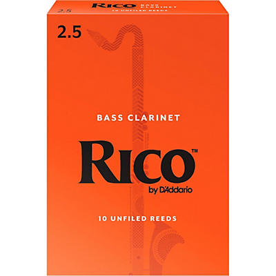 Rico Bass Clarinet Reeds, Box of 10