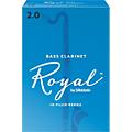 Rico Royal Bass Clarinet Reeds, Box of 10 Strength 3Strength 2