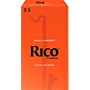 Rico Bass Clarinet Reeds, Box of 25 Strength 3.5