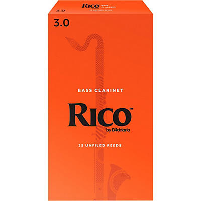 Rico Bass Clarinet Reeds, Box of 25