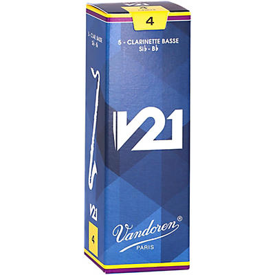 Vandoren Bass Clarinet V21 Reeds Box of 5
