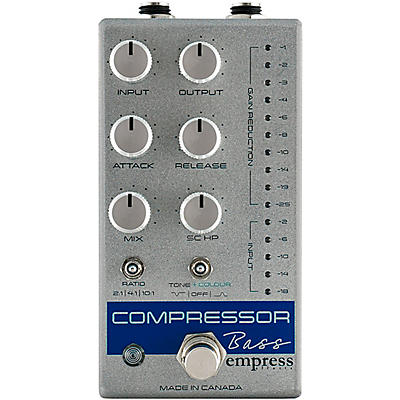 Empress Effects Bass Compressor Pedal Silver