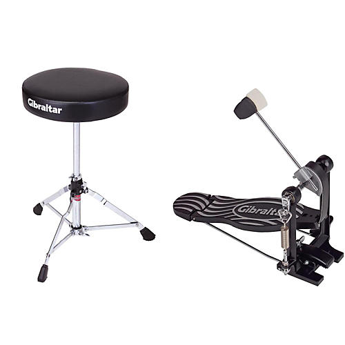 Bass Drum Pedal & Drum Throne Package