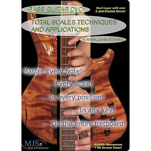 Bass Guitar DVD: Total Scales Techniques and Applications