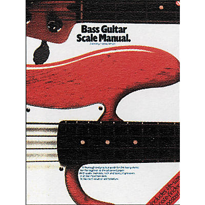 Music Sales Bass Guitar Scale Manual Book