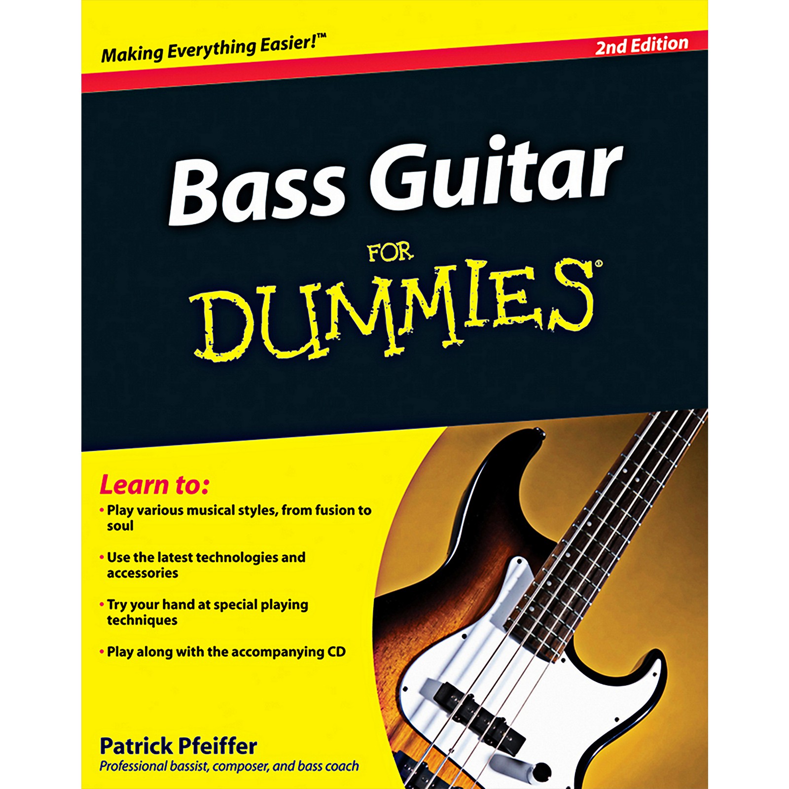 Mel Bay Bass Guitar for Dummies, 2nd Edition Book/CD Set | Musician's