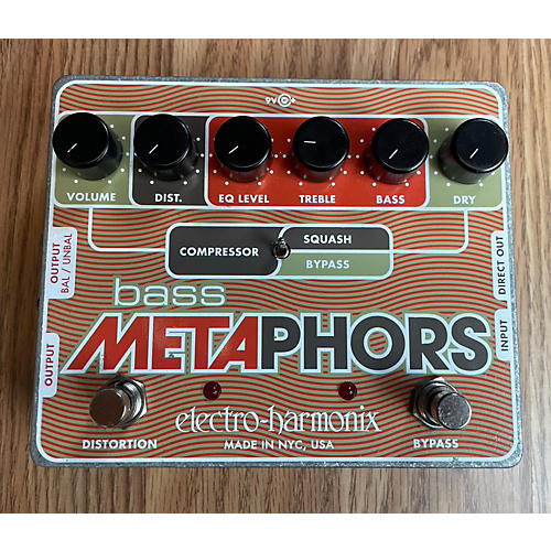 Electro-Harmonix Bass Metaphors Compressor Bass Effect Pedal