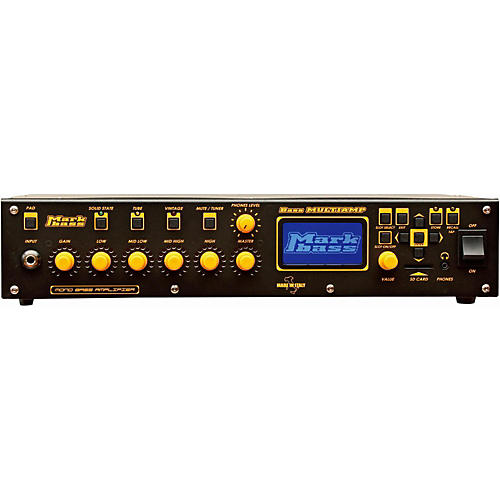 Bass Multiamp Mono 500W Bass Head with Effects