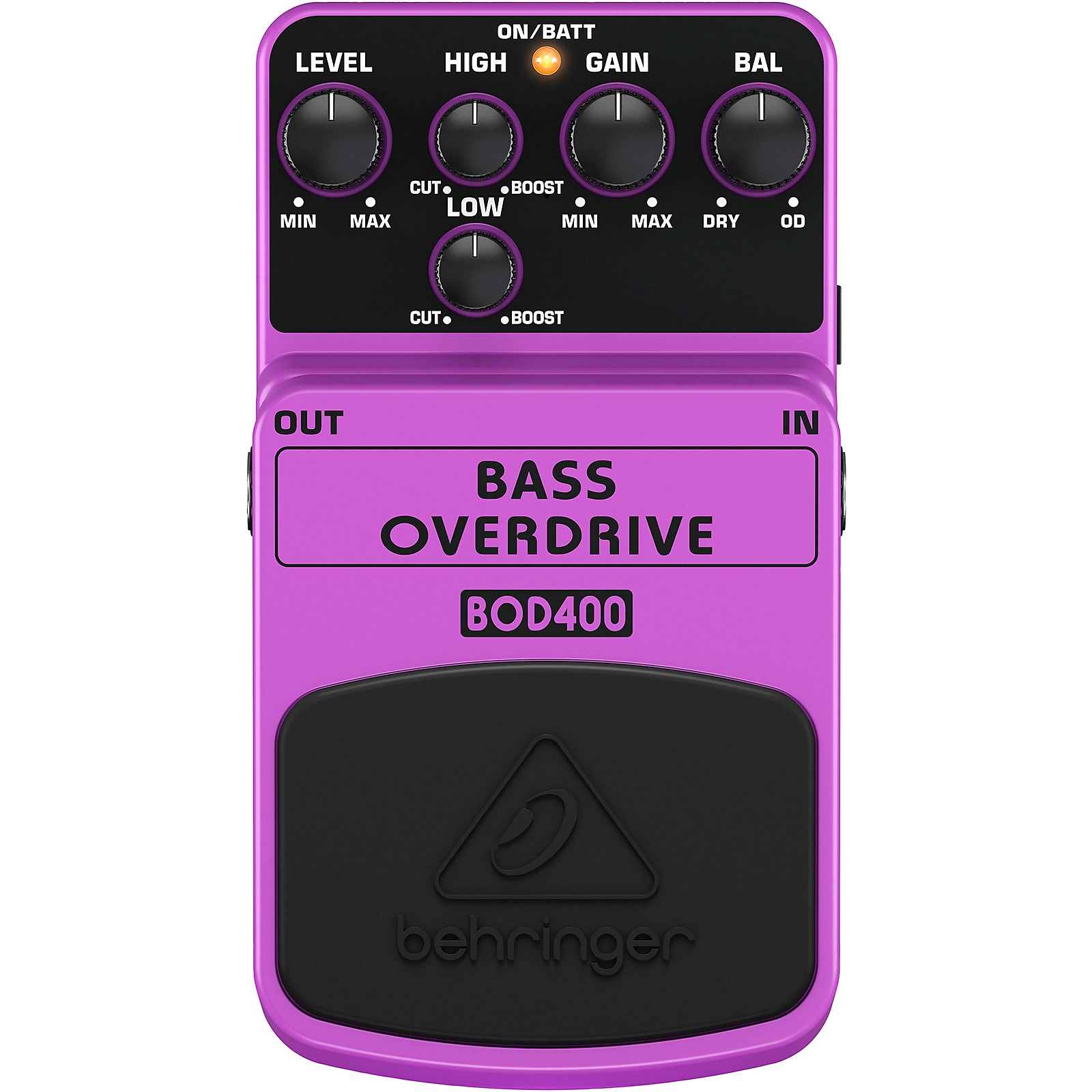 Behringer Bass Overdrive BOD400 Bass Effects Pedal Musician