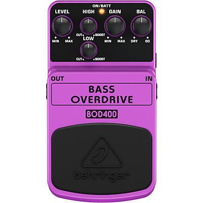 Behringer Bass Overdrive BOD400 Bass Effects Pedal