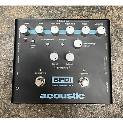 Acoustic Bass Preamp + DI BPDI Bass Effect Pedal