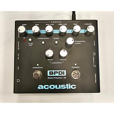 Acoustic Bass Preamp+DI Bass Effect Pedal