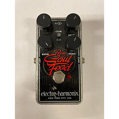 Electro-Harmonix Bass Soul Food Overdrive Bass Effect Pedal