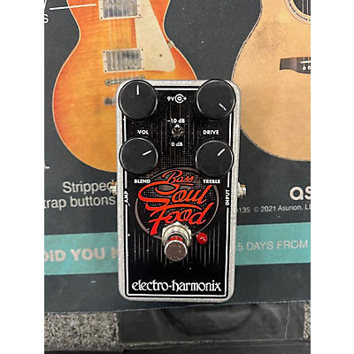 Electro-Harmonix Bass Soul Food Overdrive Bass Effect Pedal