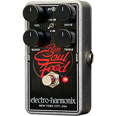 Electro-Harmonix Bass Soul Food Overdrive Effects Pedal