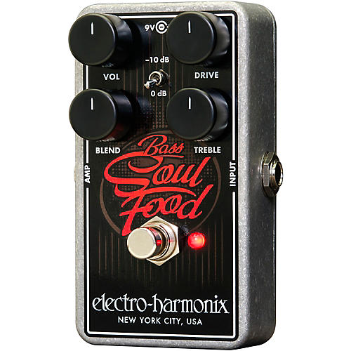 Electro-Harmonix Bass Soul Food Overdrive Effects Pedal