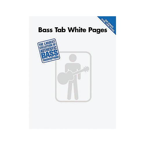 Hal Leonard Bass Tab White Pages Songbook