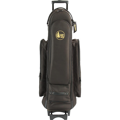 Gard Bass Trombone Wheelie Bag Condition 1 - Mint 24-WBFSK Black Synthetic w/ Leather Trim