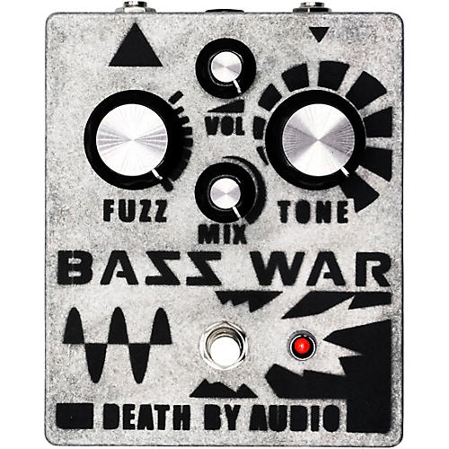 Death By Audio Bass War Fuzz/Distortion/Bass Effects Pedal Condition 1 - Mint Silver