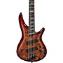 Ibanez Bass Workshop Multi Scale SRMS805 5-String Electric Bass Brown Topaz Burst