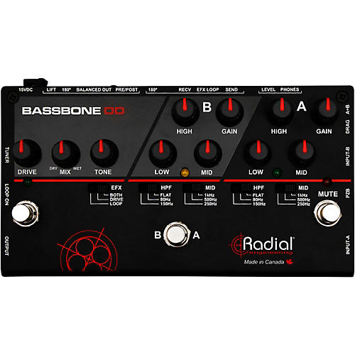 Radial Engineering Bassbone OD Bass Preamp With Overdrive Condition 1 - Mint
