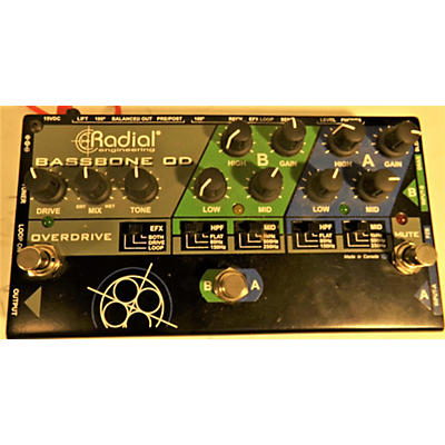 Radial Engineering Bassbone OD Preamp Bass Effect Pedal